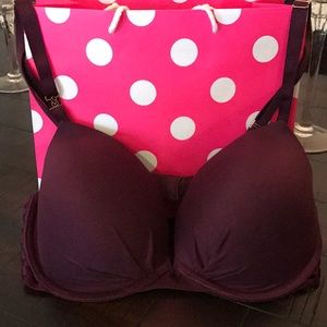Fabulous by Victoria's Secret bra burgundy 34DD